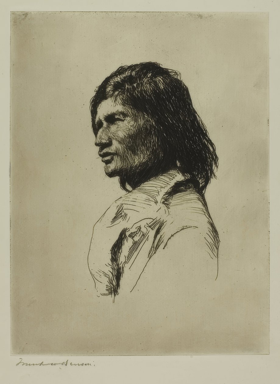 Indianie Nascaupée autorstwa Frank Weston Benson