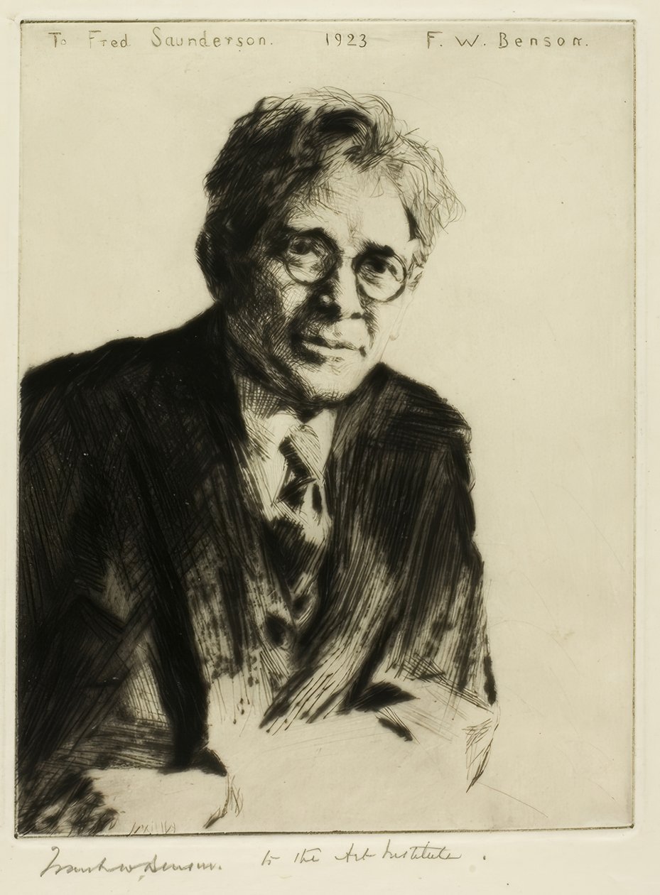 Portret dla Freda Saundersona autorstwa Frank Weston Benson