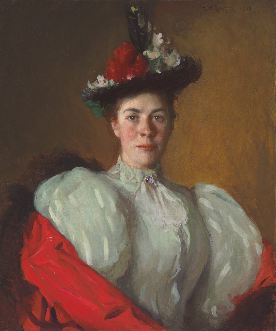 Portret Katherine Cavenaugh autorstwa Frank Weston Benson