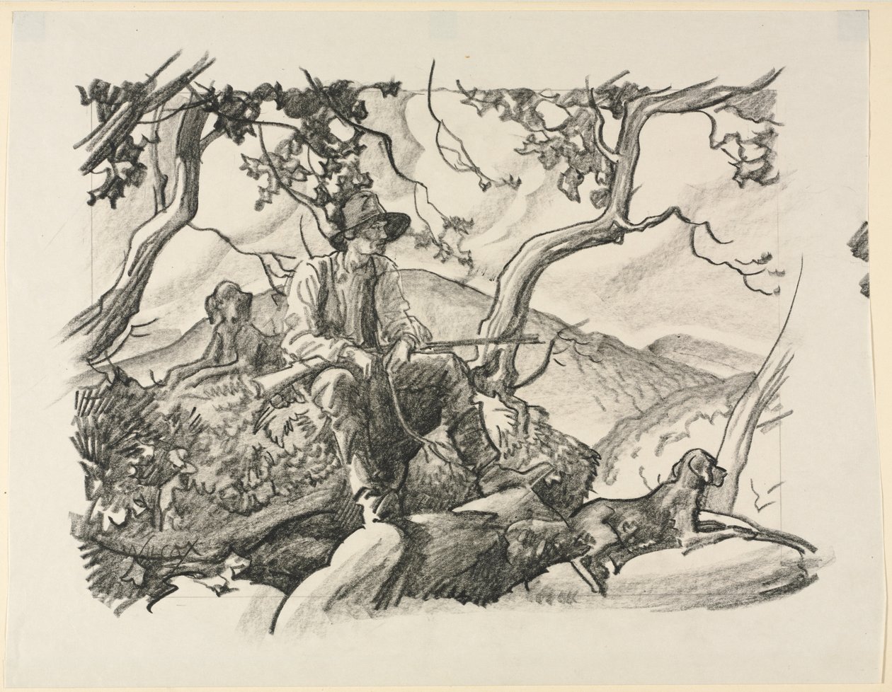 Mountain Top autorstwa Frank Wilcox