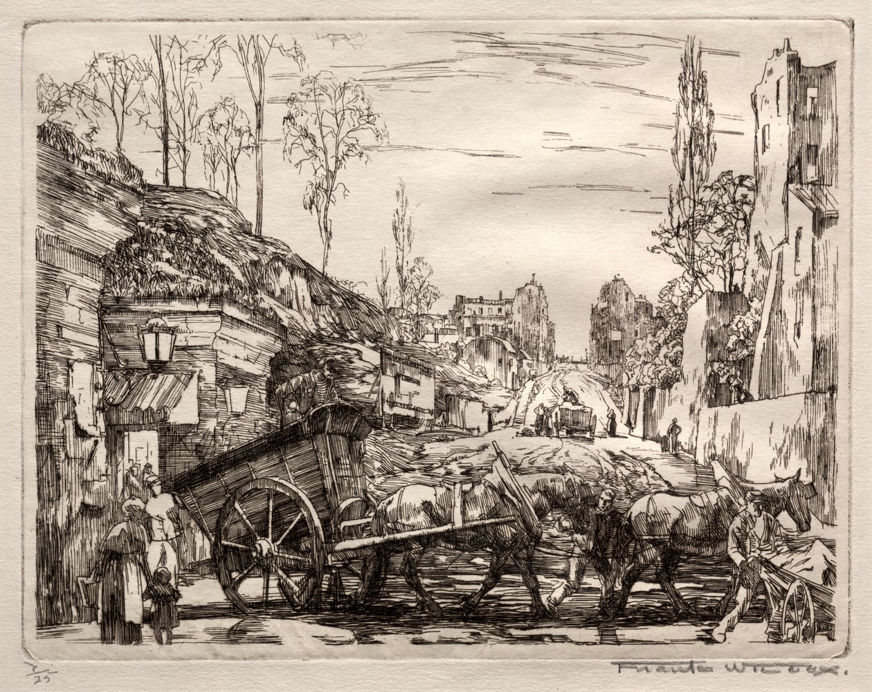 Brama Paryska autorstwa Frank Wilcox