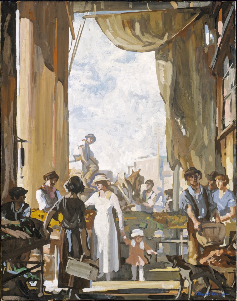 Stary Rynek, Cleveland autorstwa Frank Wilcox
