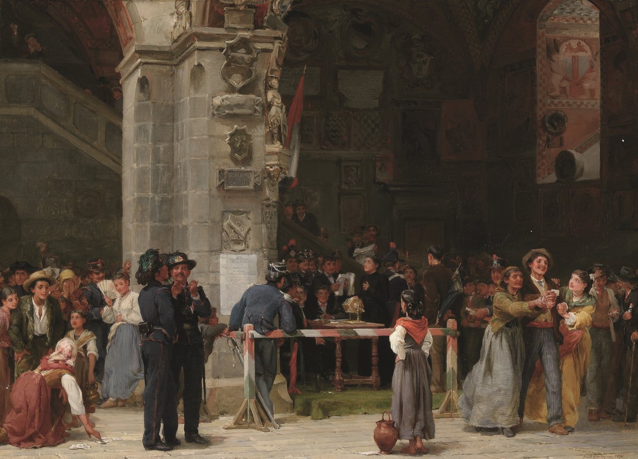 Rysunek do służby wojskowej - współczesne Włochy autorstwa Frank William Warwick Topham