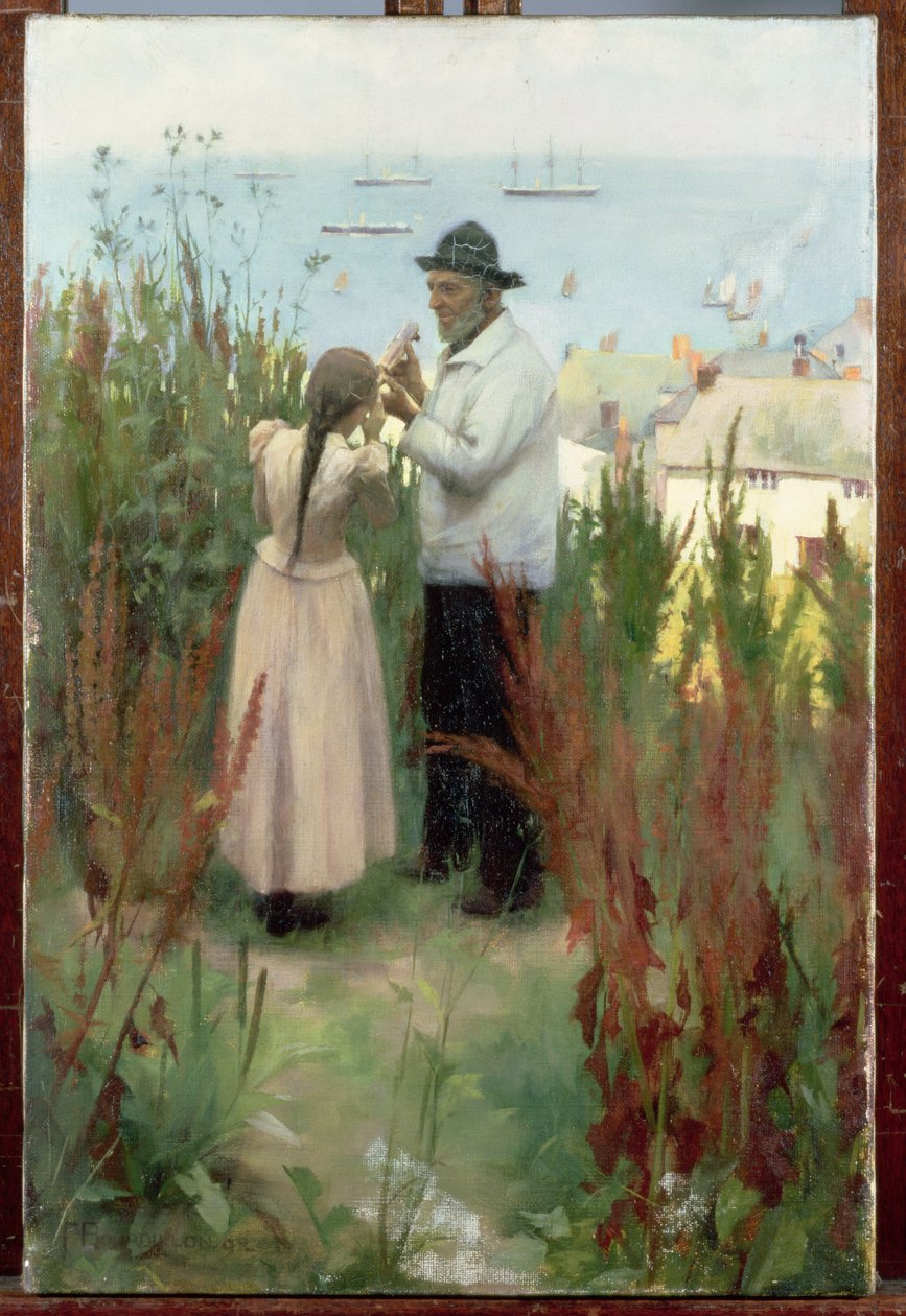 Przez port, 1892 autorstwa Frank Wright Bourdillon