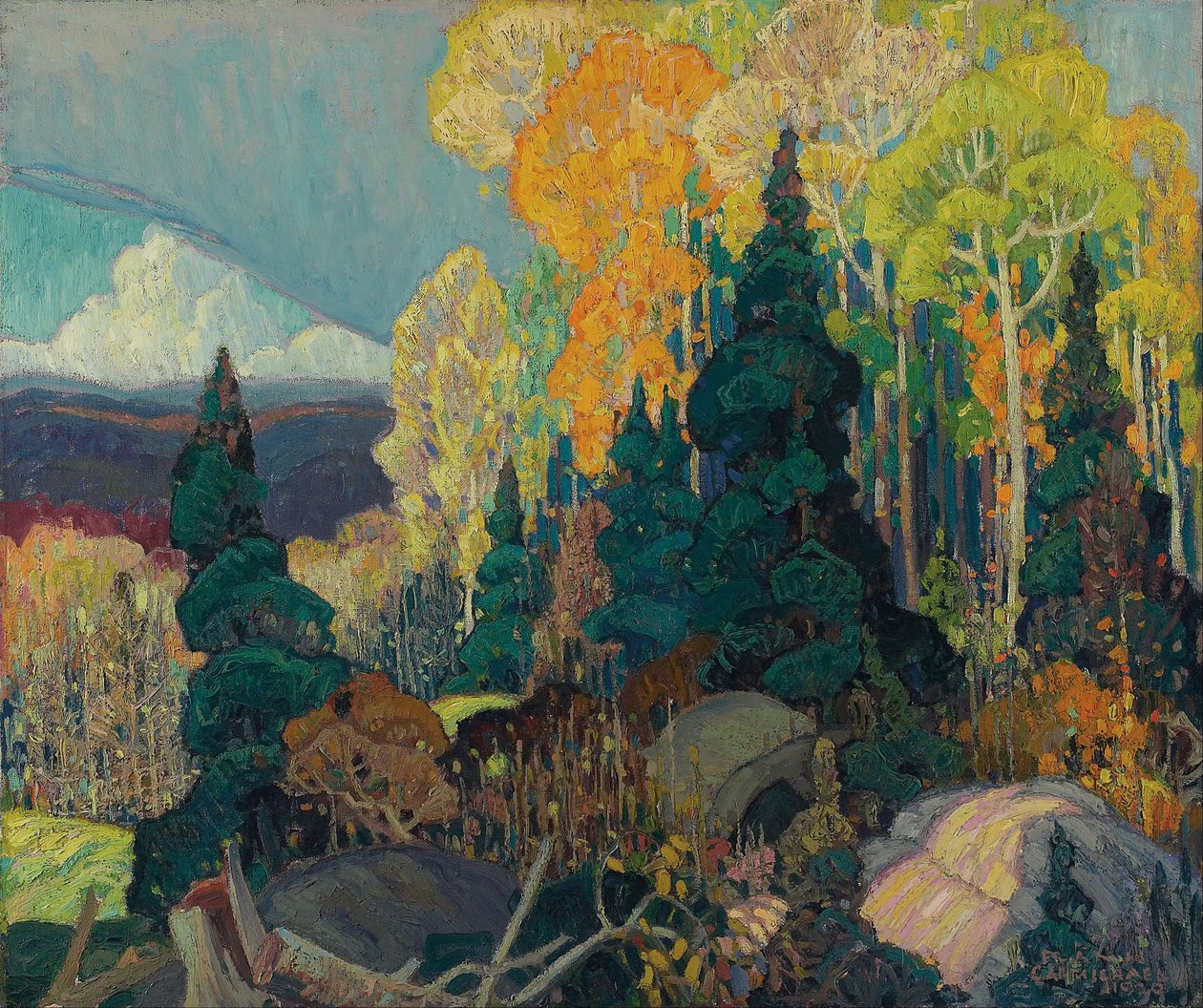 Jesienne wzgórze autorstwa Franklin Carmichael