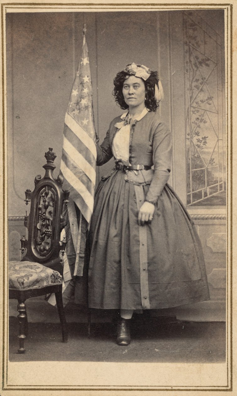 Emma Marsh, ok. 1861 r. (zdjęcie) autorstwa Franklin Benjamin Gage