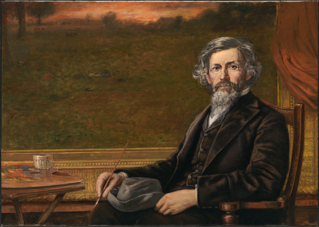 George Inness, ok. 1890-1928. autorstwa Franklin C. Courter