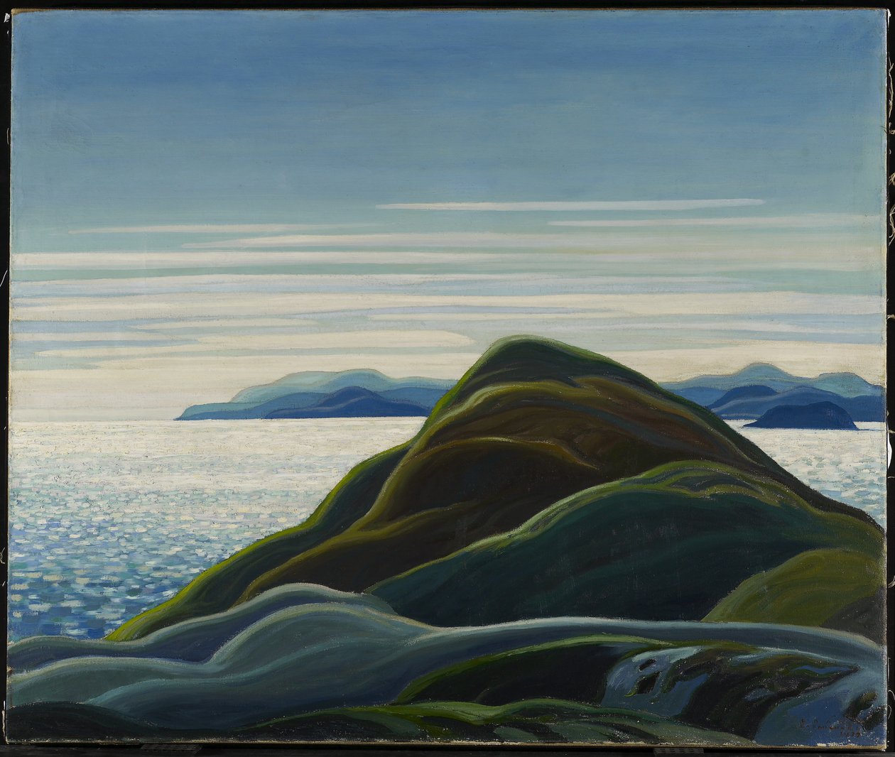 North Shore, Lake Superior, 1927 autorstwa Franklin Carmichael