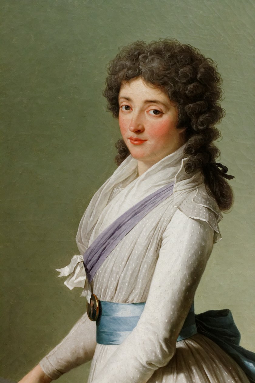 Portret baronowej de Chalvet-Souville z domu Marie de Broutin autorstwa François André Vincent