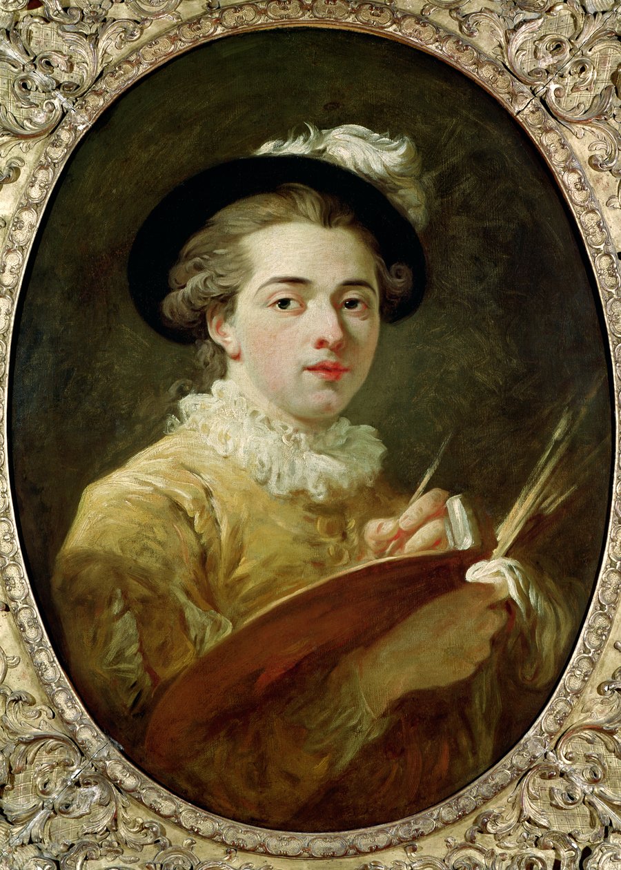 Autoportret z paletą autorstwa François André Vincent