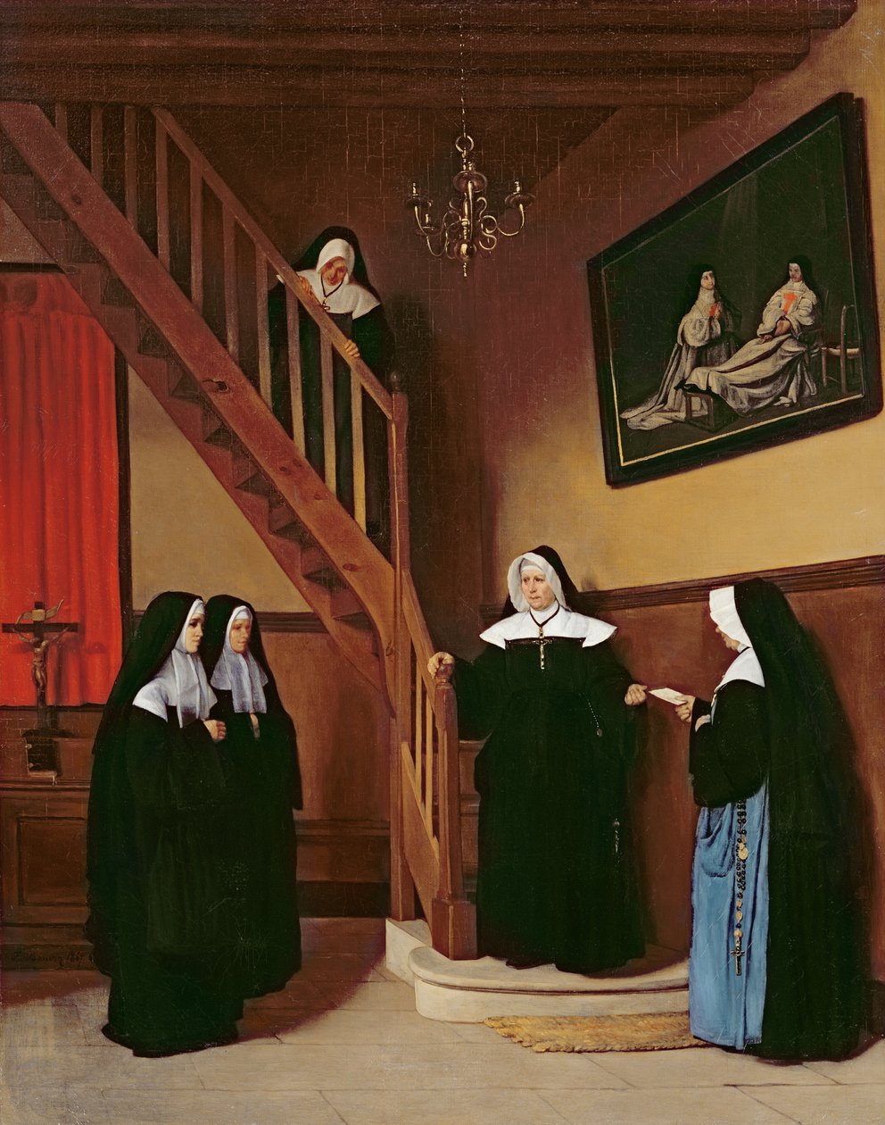 List polecający, 1859 autorstwa François Bonvin