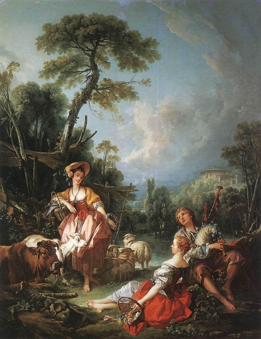 Letnie duszpasterstwo autorstwa François Boucher
