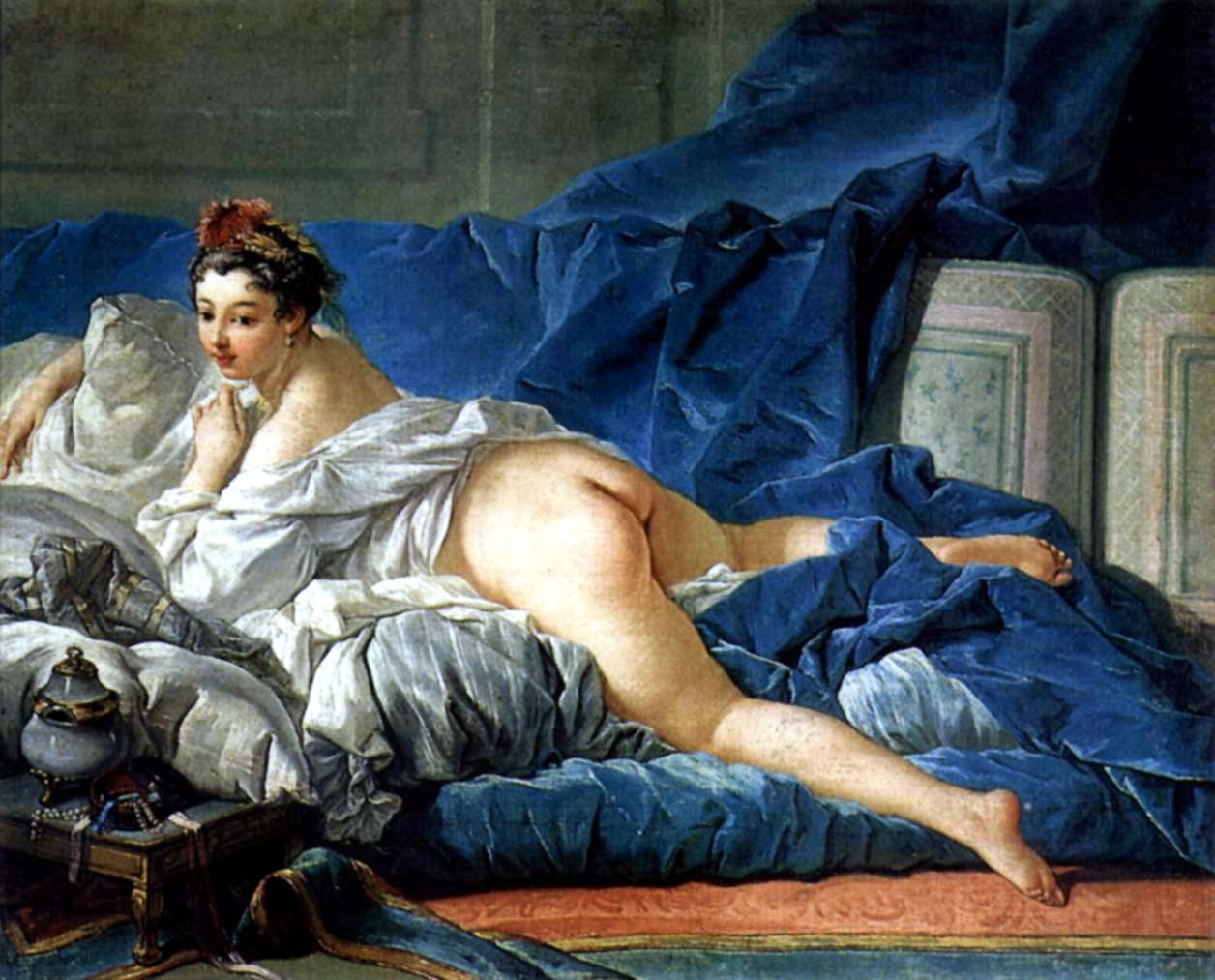 brązowa odaliska autorstwa François Boucher