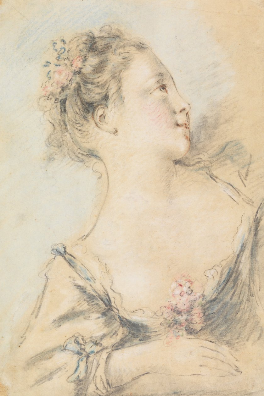Popiersie młodej dziewczyny autorstwa François Boucher