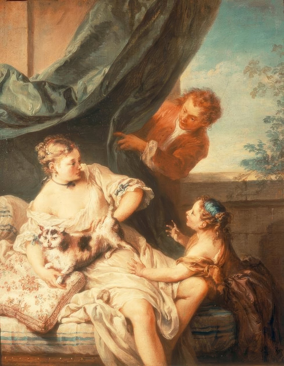 Nieoczekiwany gość autorstwa François Boucher