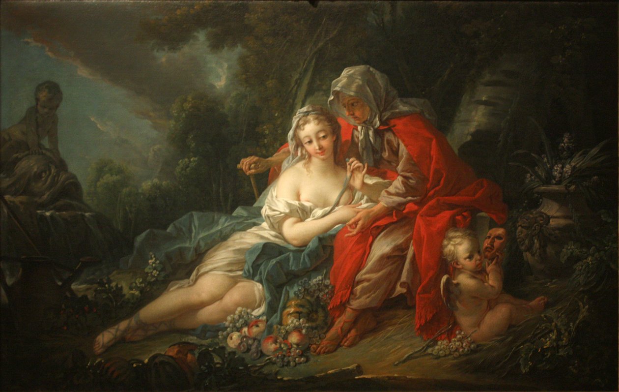 Ziemia- Vertumnus i Pomona autorstwa François Boucher