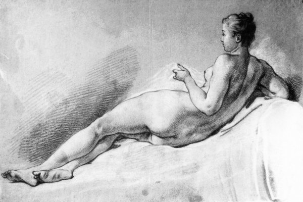 Akt kobiecy autorstwa François Boucher