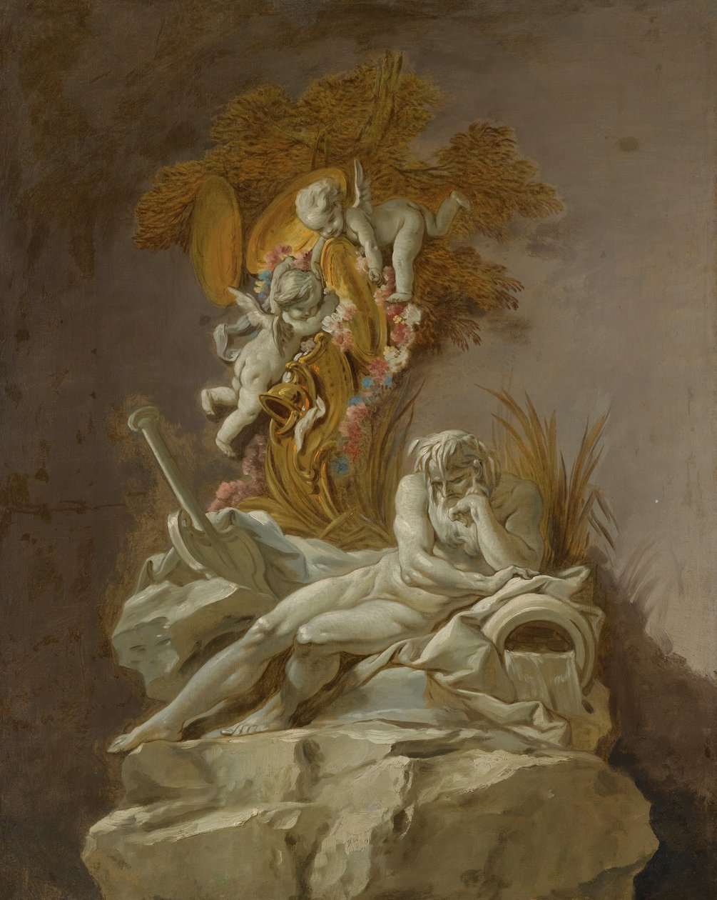 Studium fontanny autorstwa François Boucher