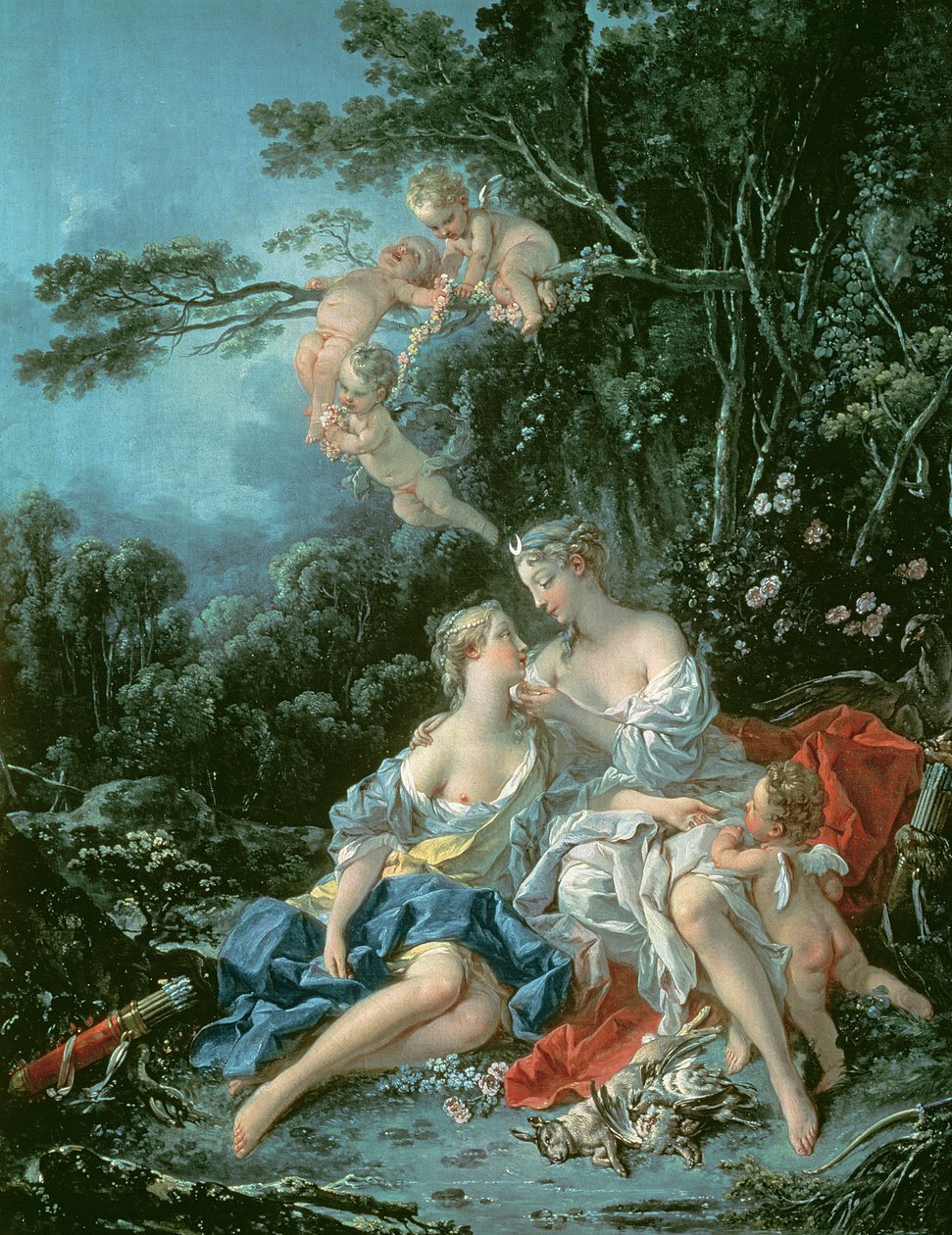 Jowisz i Kallisto, 1744 autorstwa François Boucher
