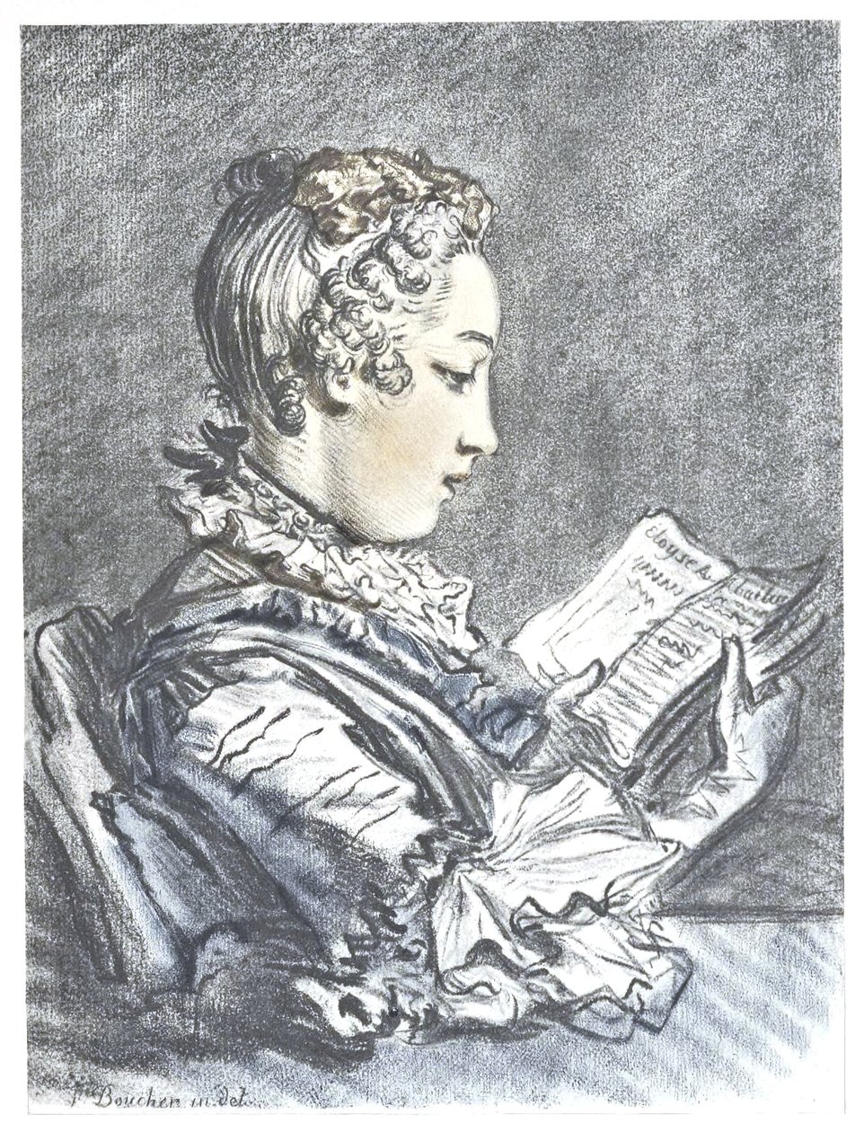 Lampka do czytania autorstwa François Boucher