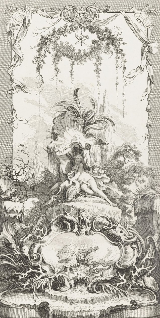 Leda w nowych kawałkach na ekrany (nowe koncepcje na ekrany) autorstwa François Boucher