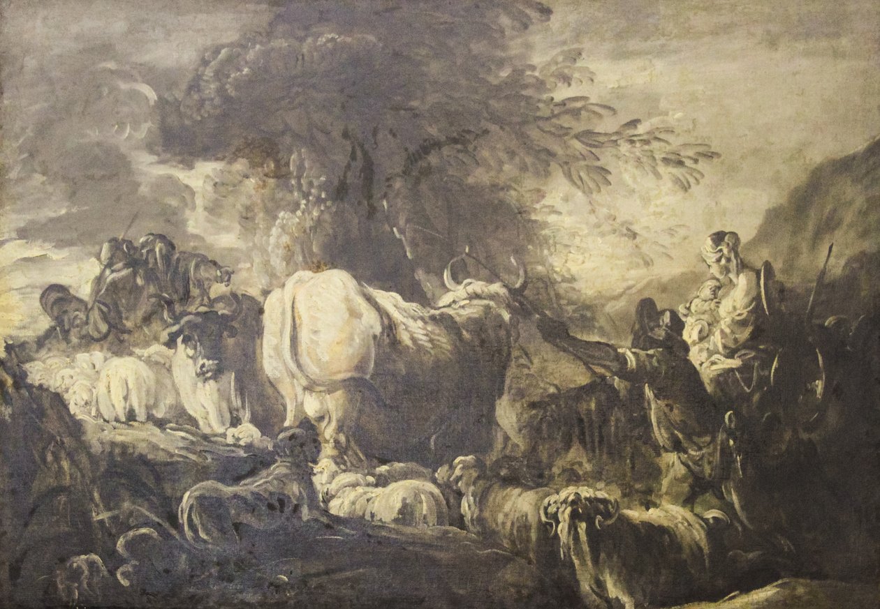 Scena duszpasterska autorstwa François Boucher