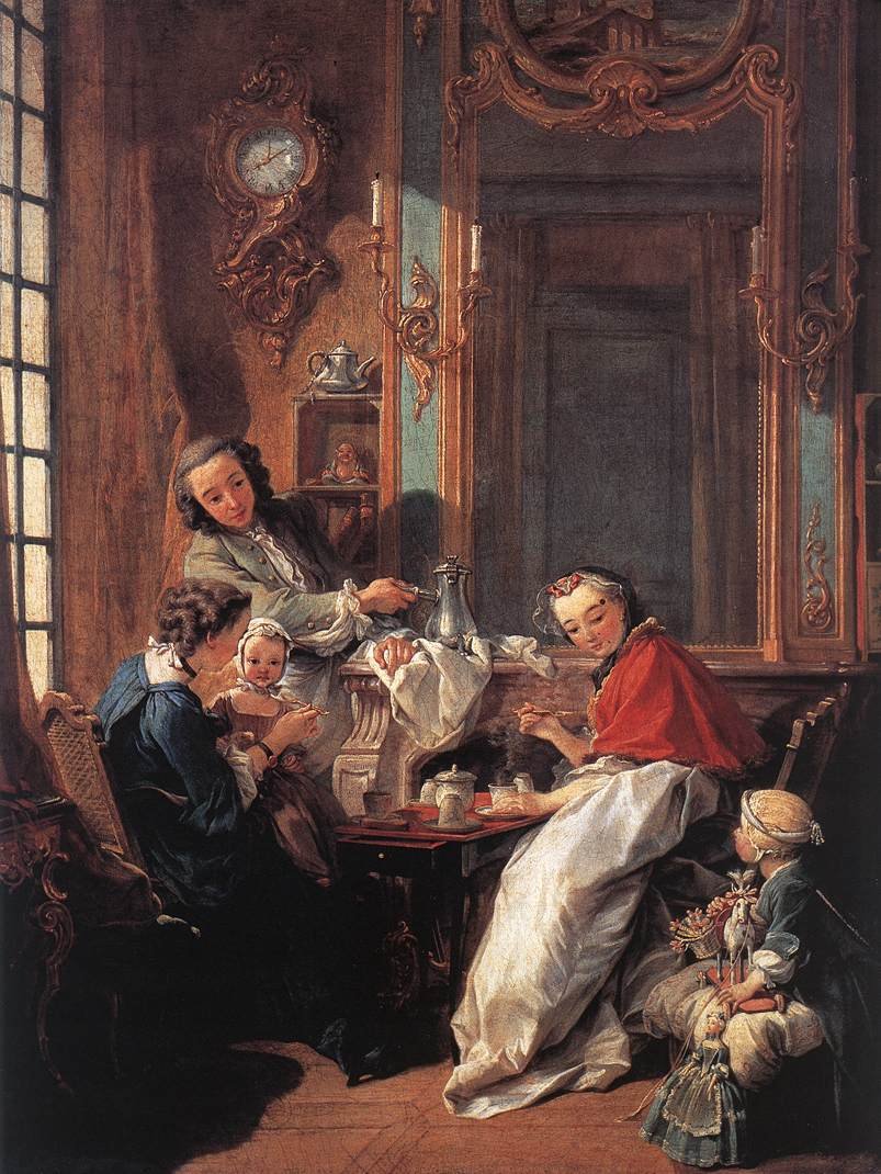 Popołudniowy posiłek autorstwa François Boucher
