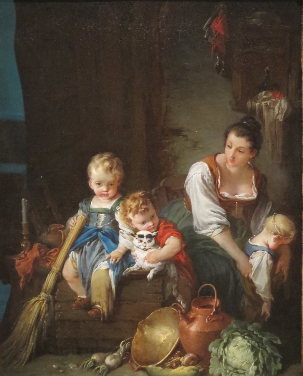 Piękna wiejska kobieta autorstwa François Boucher