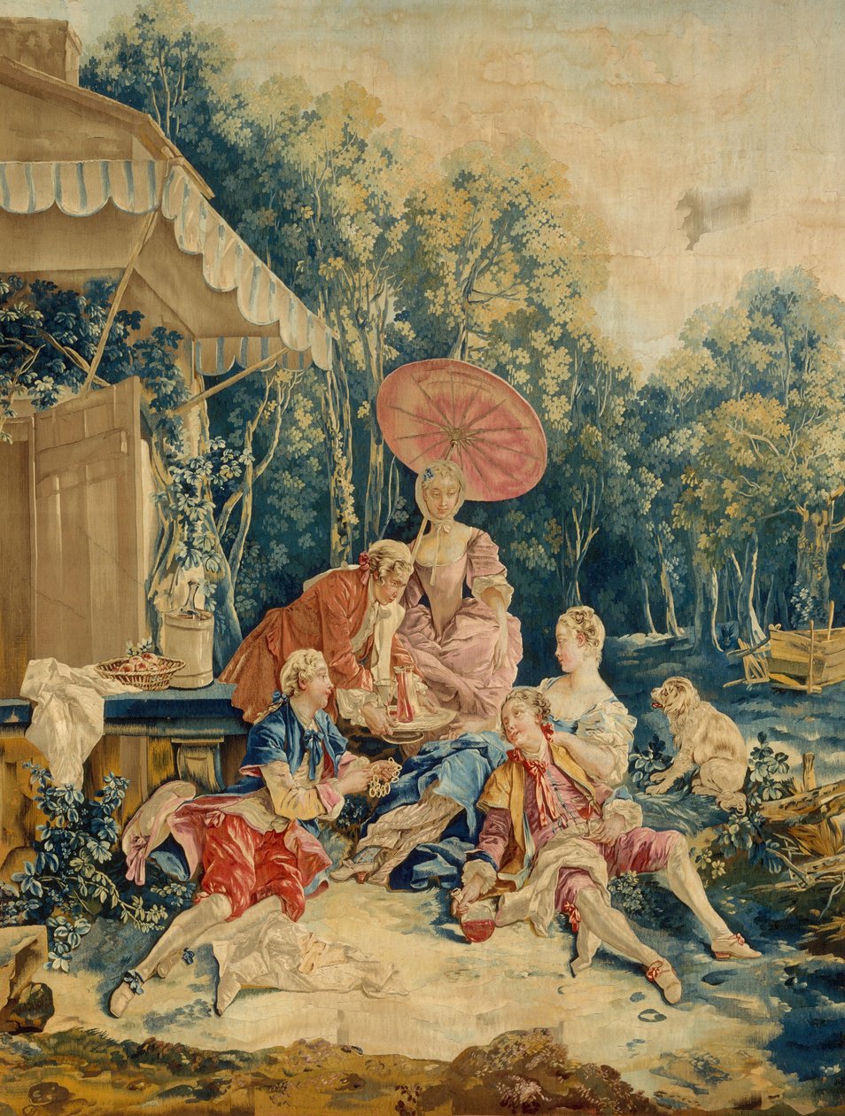 Zestawienie z zestawu włoskich scen wiejskich autorstwa François Boucher