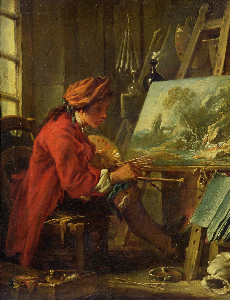 Malarz w swojej pracowni autorstwa François Boucher