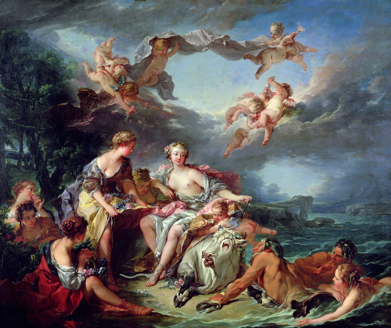 د اروپا جنسي تیري، 1747 پولی autorstwa François Boucher