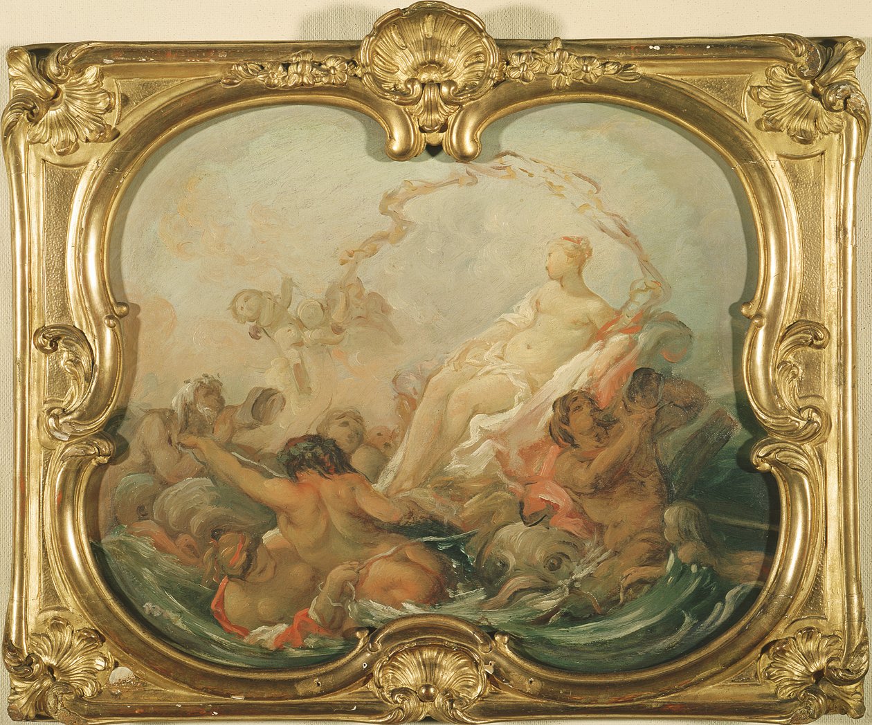 Triumf Wenus przed 1758 (olej na karcie) autorstwa François Boucher
