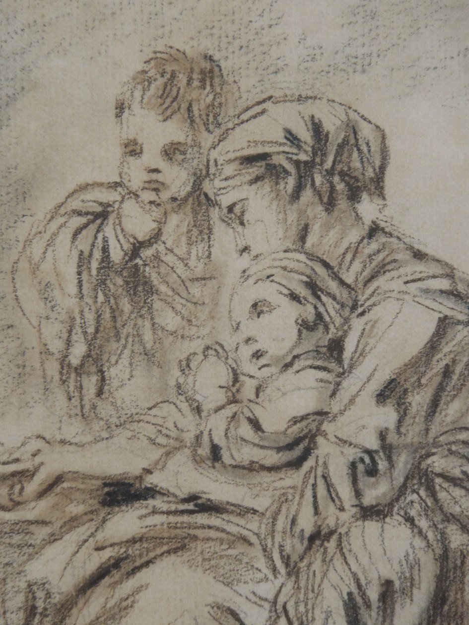 Młoda matka autorstwa François Boucher