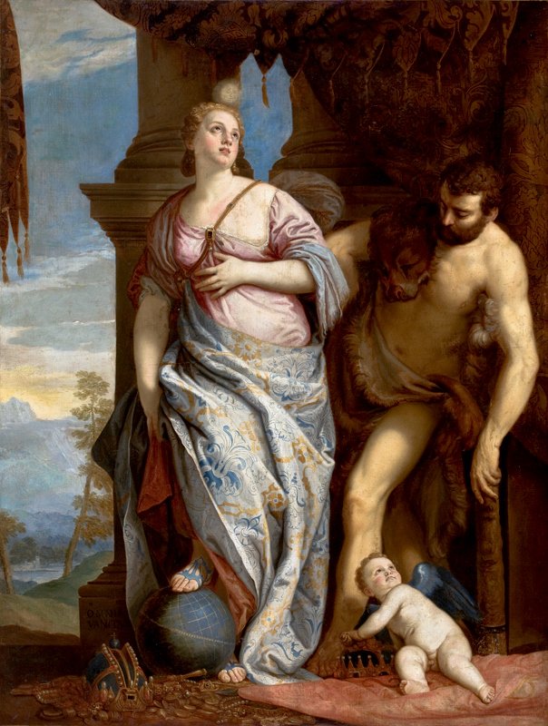 alegoria mądrości i siły autorstwa François Boucher