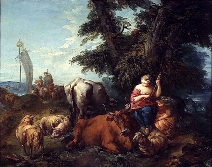 pasterski autorstwa François Boucher