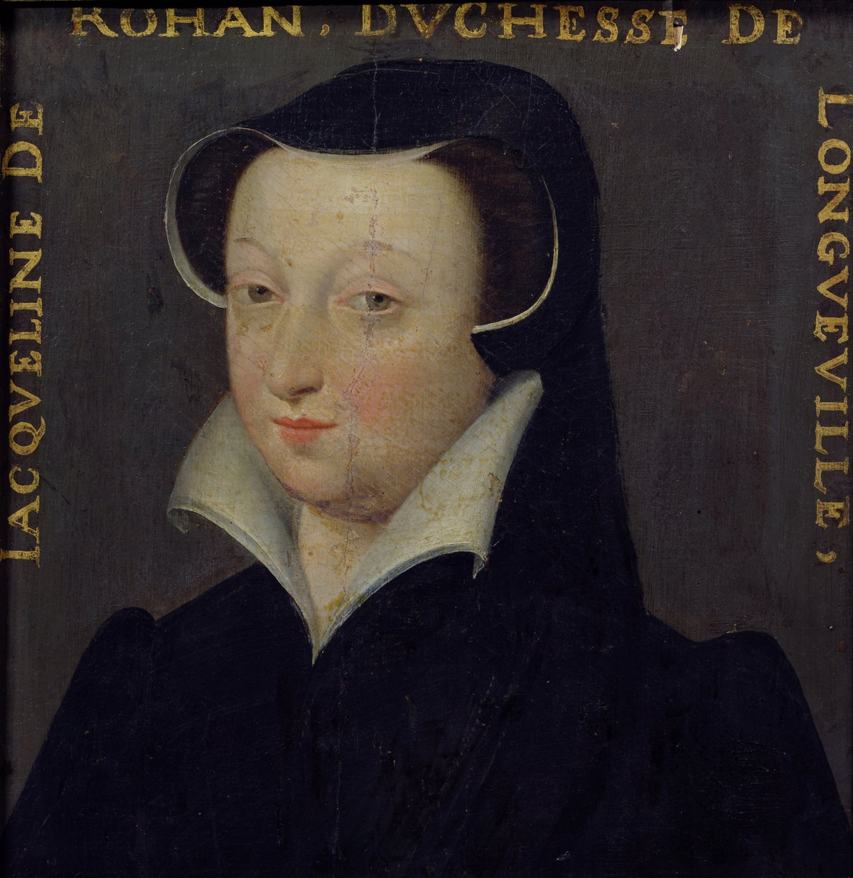 Jacqueline de Rohan (1520-86), księżna Longueville autorstwa François Clouet