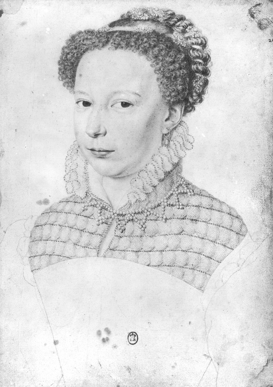 Marguerite of Valois (1553-1615) 1568 autorstwa François Clouet