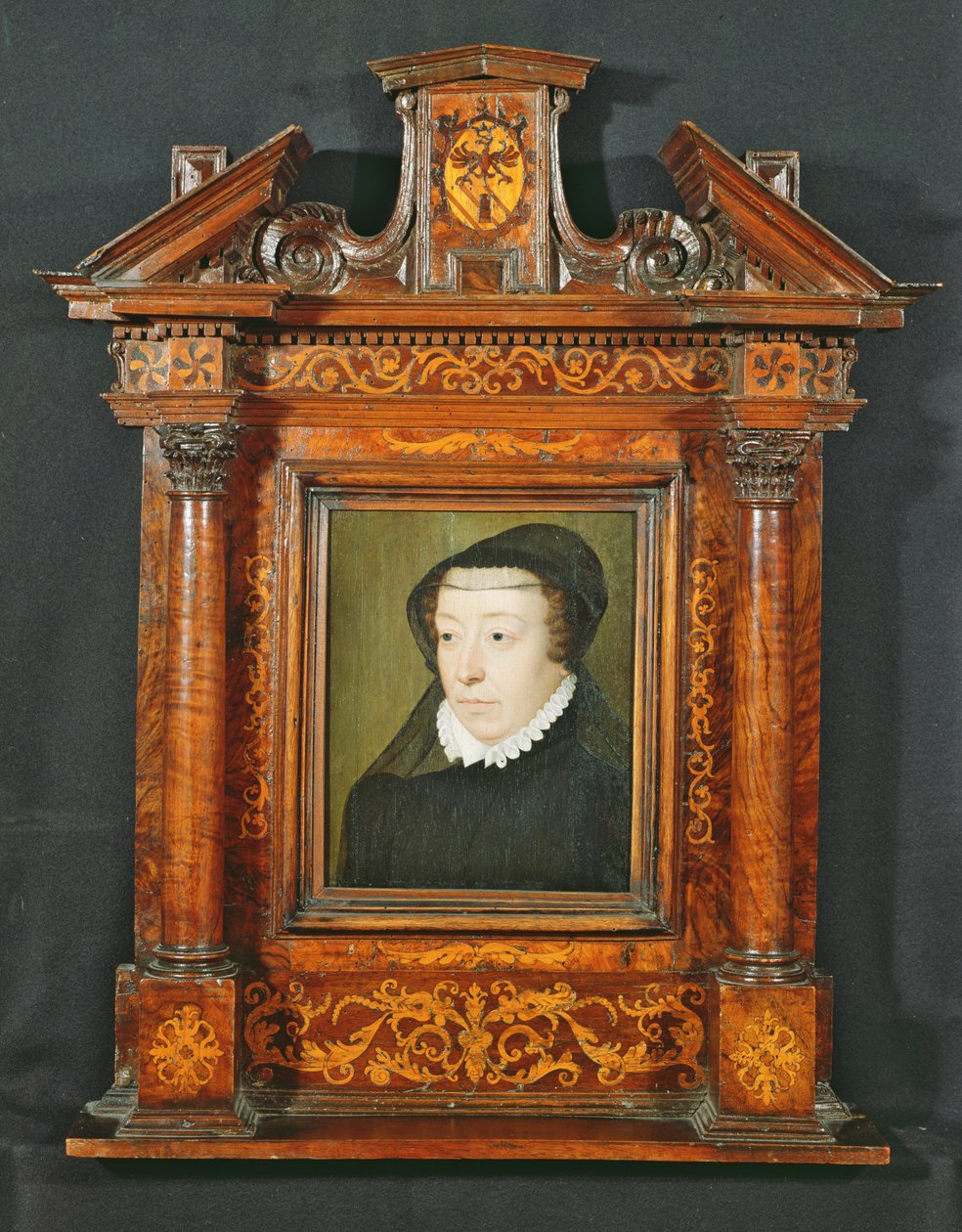 Portret Katarzyny Medycejskiej (1519-89) (zob. także 173434) autorstwa François Clouet