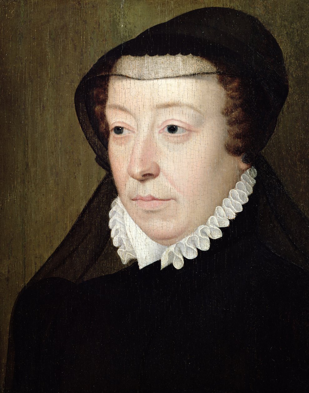 Portret Katarzyny Medycejskiej (1519-89) (patrz także 197210) autorstwa François Clouet