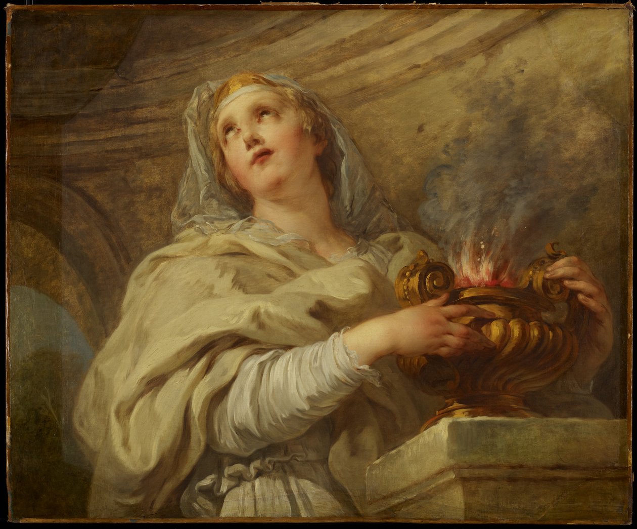 Westalka, c.1730 autorstwa François Lemoyne