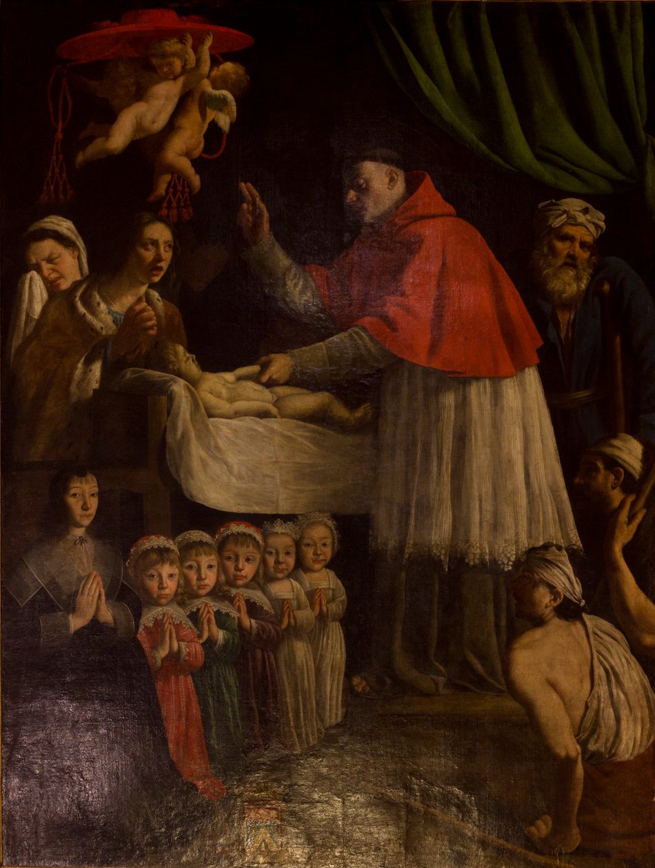 Cud św. Bonawentury autorstwa François Lombard
