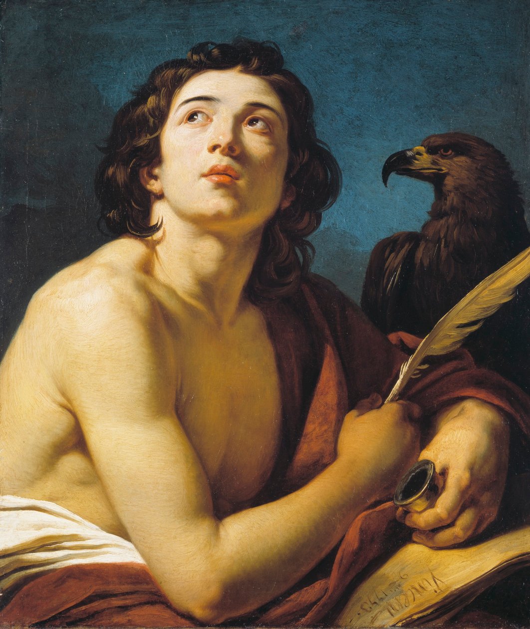 Święty Jan Ewangelista autorstwa François André Vincent