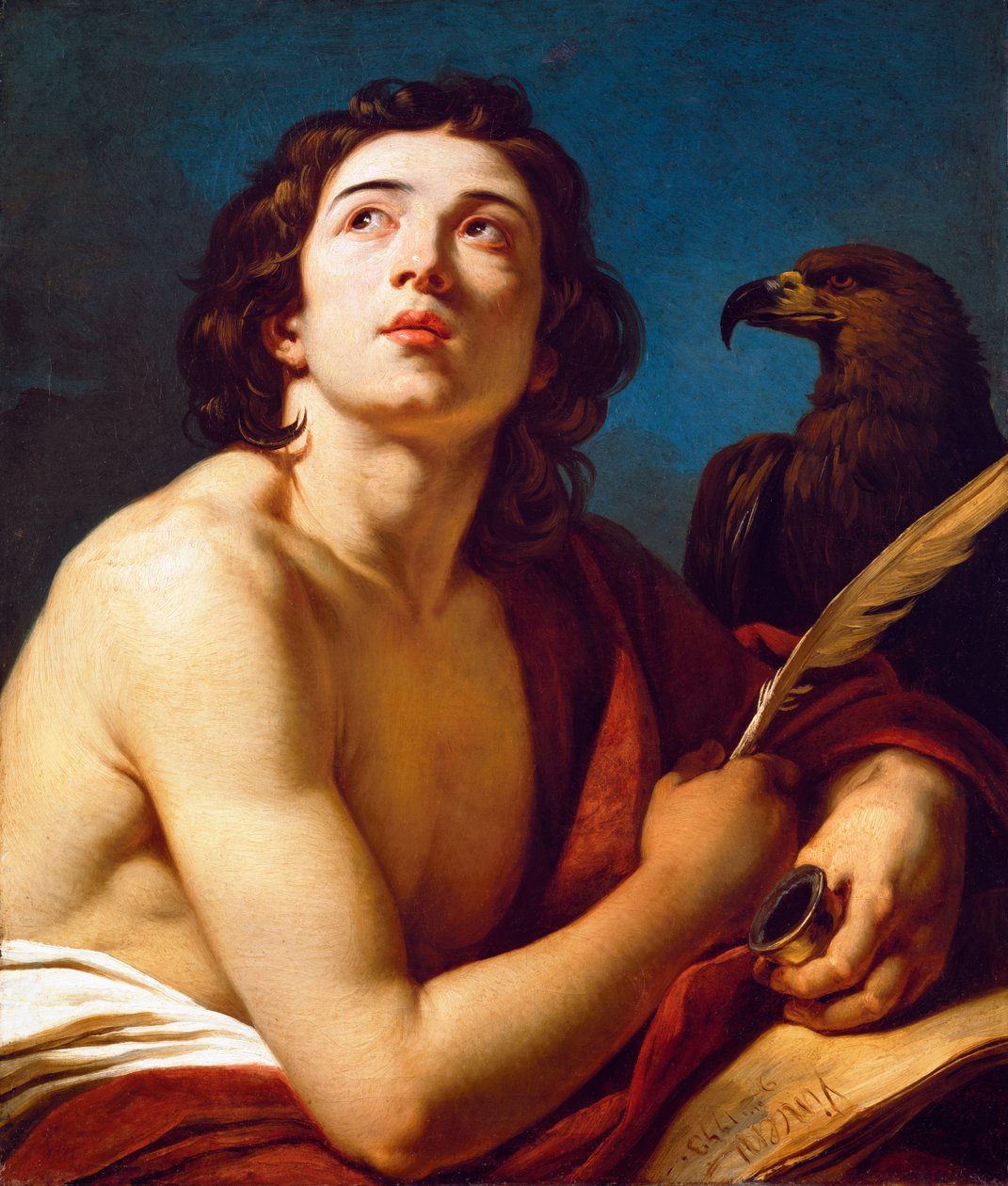 Św. Jan Ewangelista, 1793 autorstwa François André Vincent