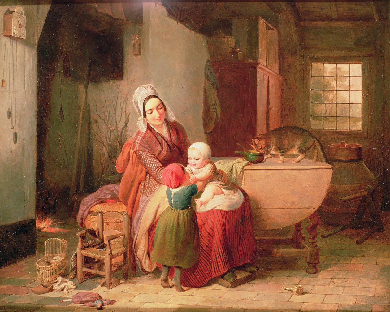 Szczęśliwa Matka autorstwa François Antoine de Bruycker