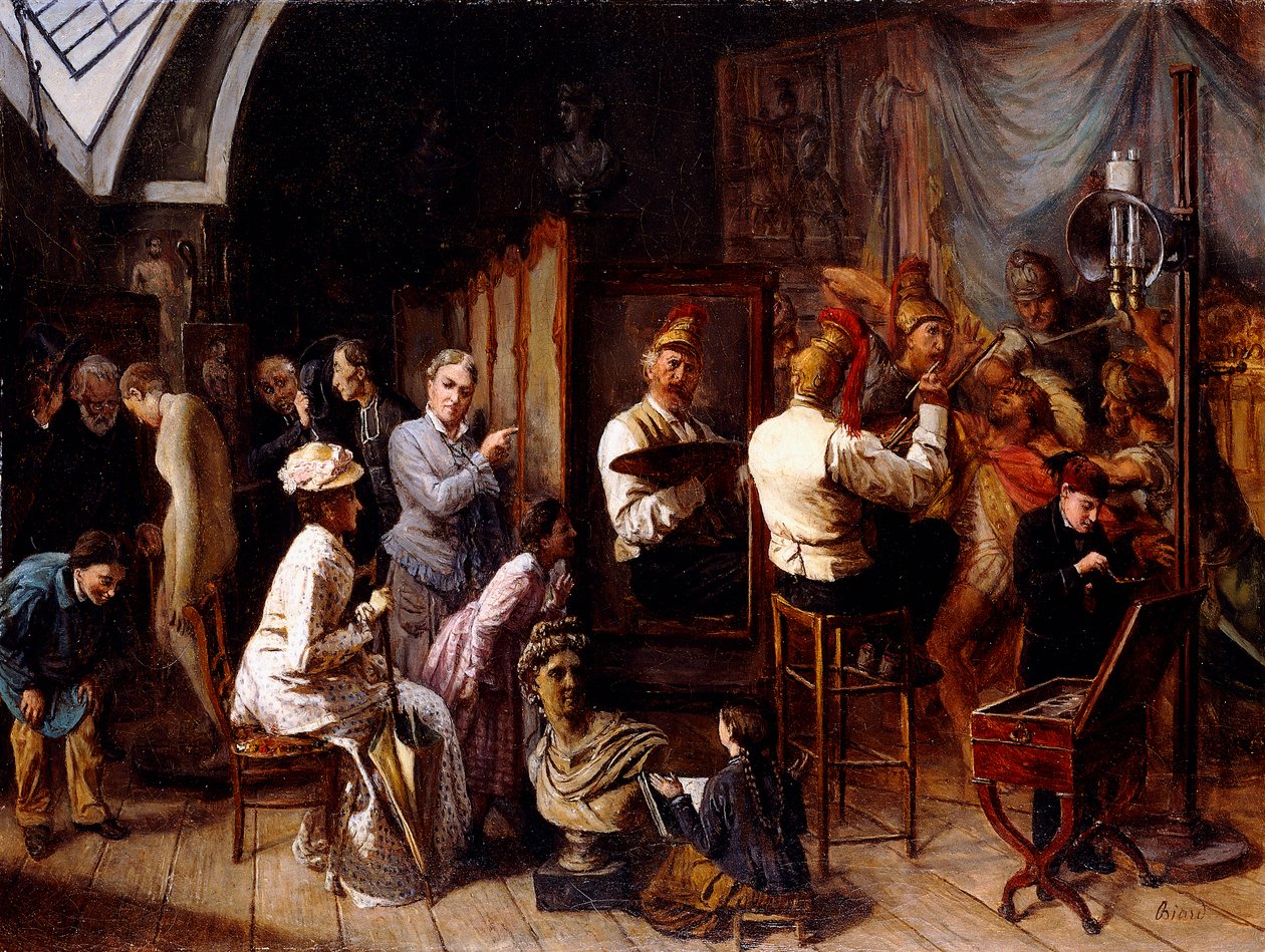 Pracownia Artysty, autorstwa François Auguste Biard