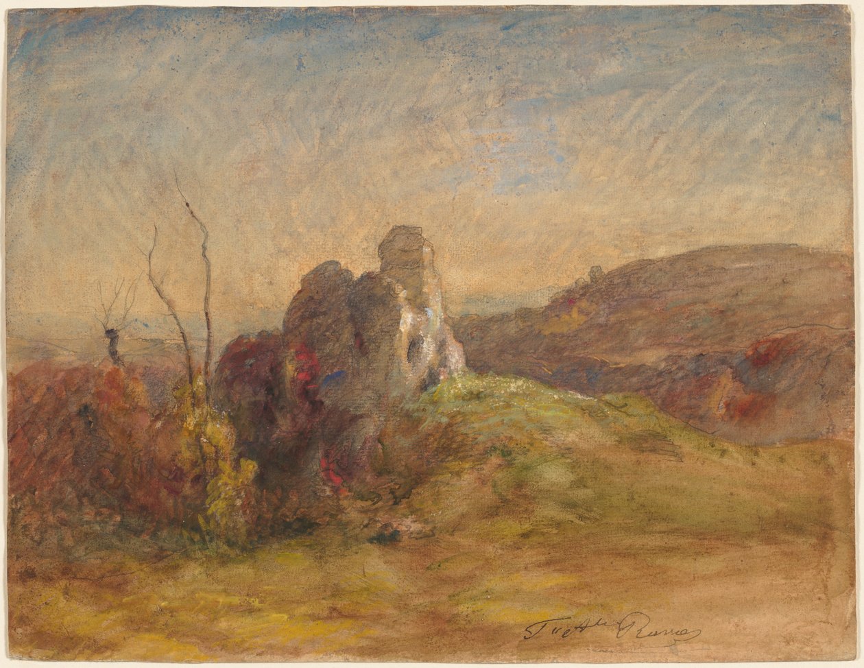 Krajobraz autorstwa François Auguste Ravier