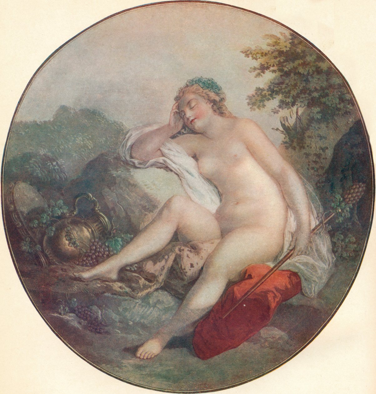 Bachantka, XVIII wiek autorstwa François Boucher