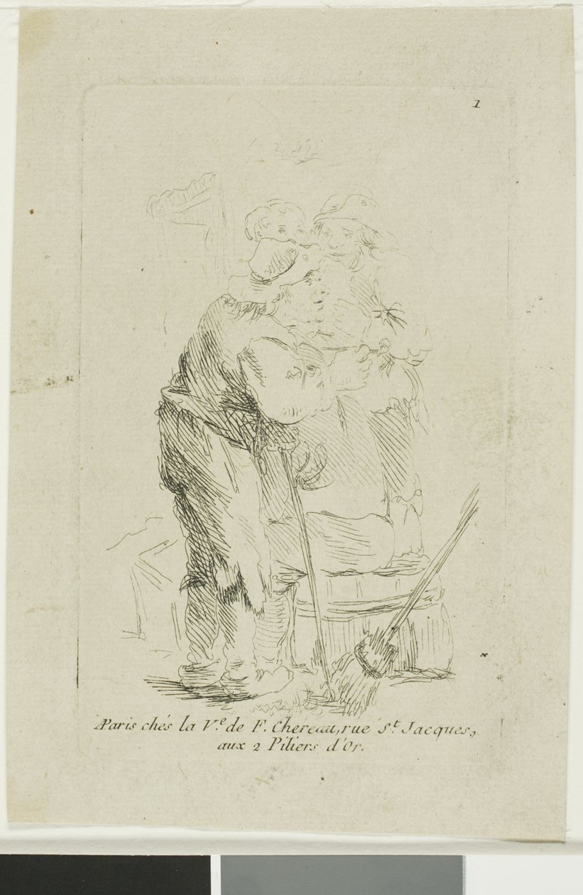 Słabo ubrany chłop autorstwa François Boucher