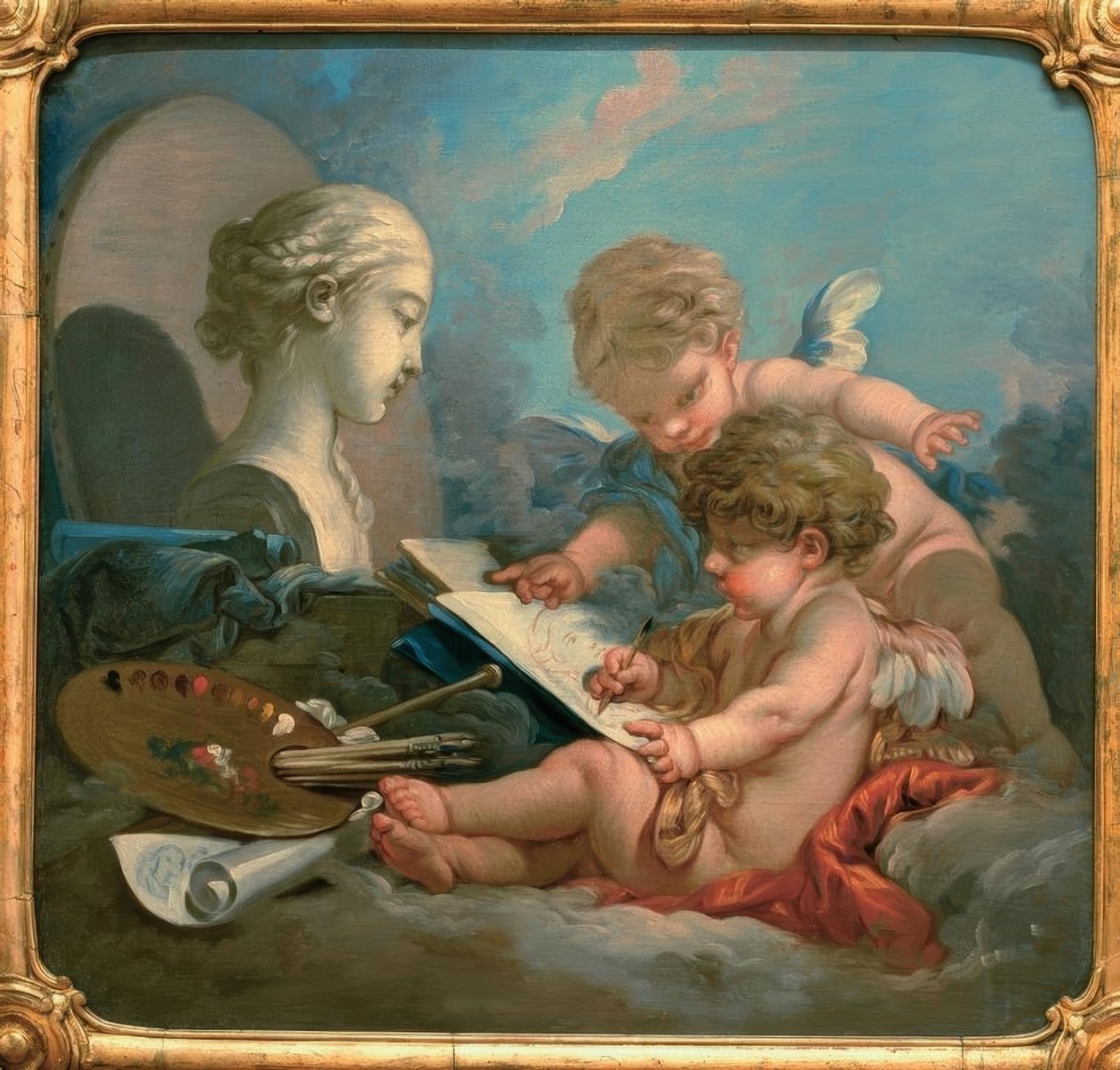 Alegoria malarstwa autorstwa François Boucher
