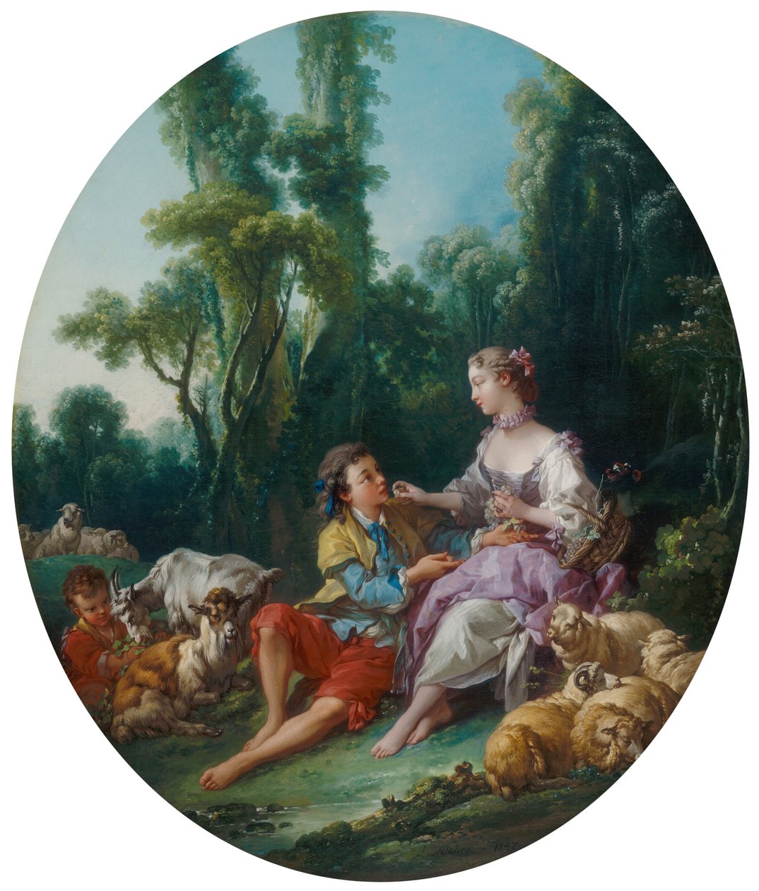 Czy myślą o winogronach? (Pensent-ils au raisin?) autorstwa François Boucher